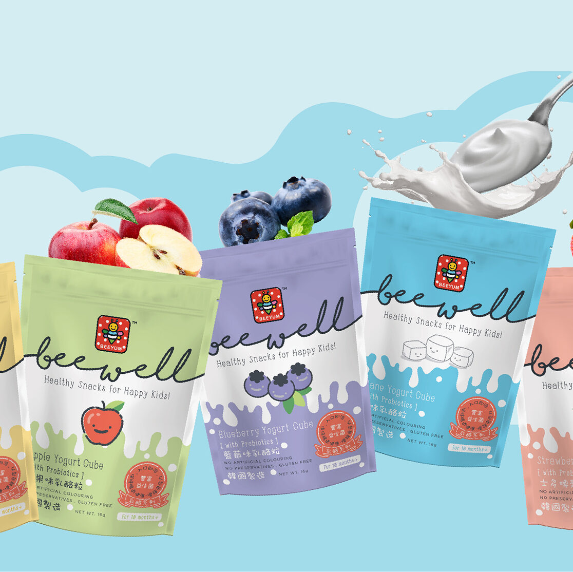 freeze-dried snack packaging design