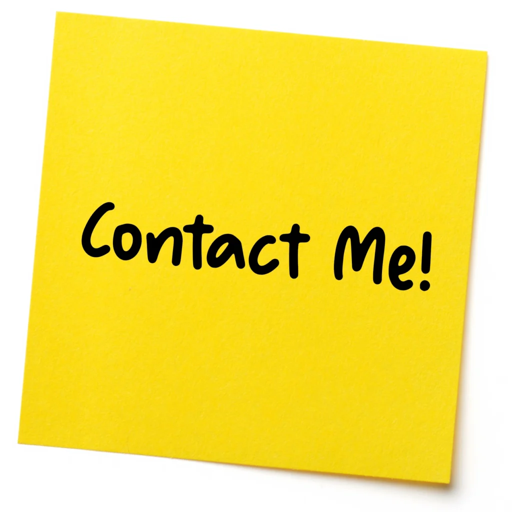 Post it saying contact me